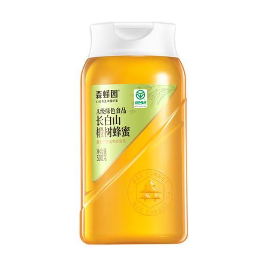 森蜂园椴树蜂蜜500g(绿色食品)(扁扁瓶) 商品图0