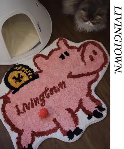 LIVINGTOWN/LT猪猪存钱罐地毯 商品图0