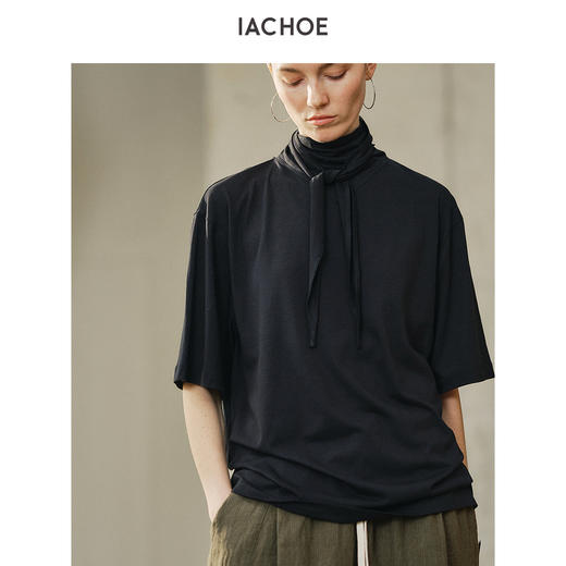 棉仓3631501016-IACHOE【小领巾】T恤 商品图2