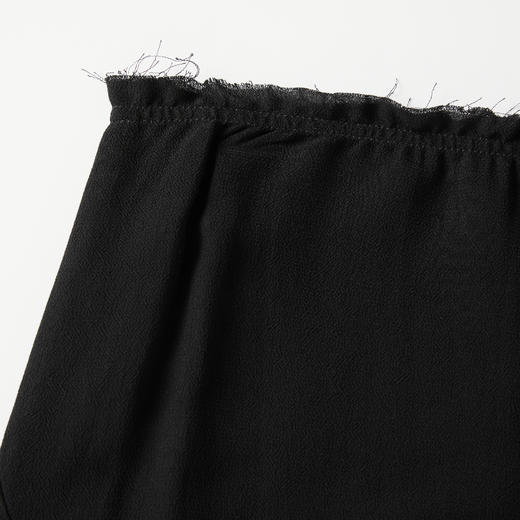 ROMI STUDIO“简约优雅”黑色轻薄哑光雾感鱼尾半身裙 RWCRX42210 商品图2