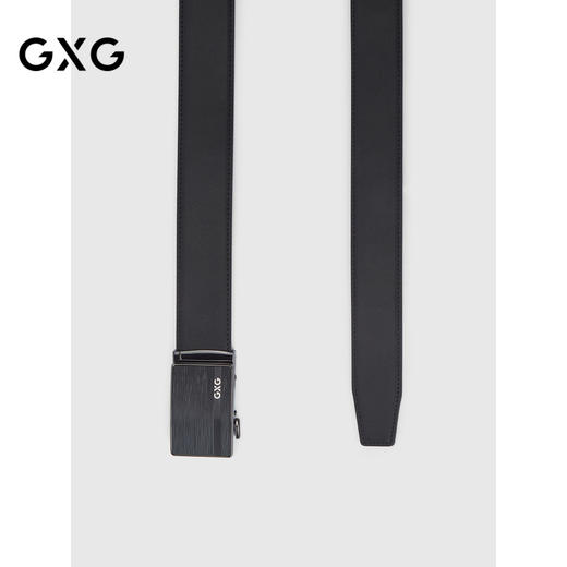 GXG通勤皮带【礼盒装】方扣黑色裤带男士自动扣腰带 商品图1
