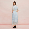 QF8C7斯尔丽25新款法式浪漫海边度假茶歇收腰放摆显瘦高雅连衣裙 商品缩略图6