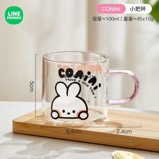 【忙里偷闲喝一杯，让生活张弛有度~】布朗熊冷水壶 耐高温家用凉水壶 玻璃高级感水杯套装 饮料花茶冷泡壶-QQ 商品图6