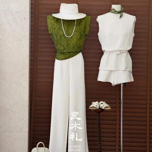 【特价不退换】良木礼醋酸上衣（腰带）（23772） 商品图1