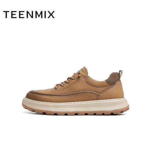 【云粉节】BF楼天美意2025秋新款休闲系带厚底户外男工装鞋3VL01CM5吊牌价999，活动价699 商品图1