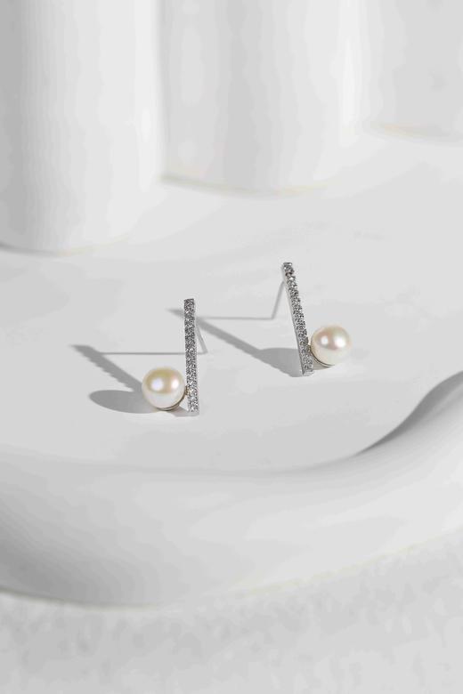 【618特惠套装】珀光浮匣珍珠耳钉胸针三件套，拍下不退不换！ 商品图6