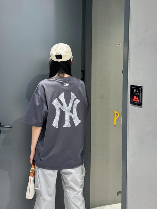 MLB 后背NY满印logo印花短袖   MLB1123 商品图5