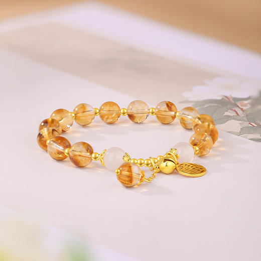 金六福吉祥蜜语晶辉水晶手串JLFJSC12519★ 商品图2