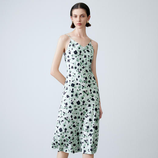 EITIE爱特爱夏季新款印花时尚气质吊带连衣裙7807528 商品图1