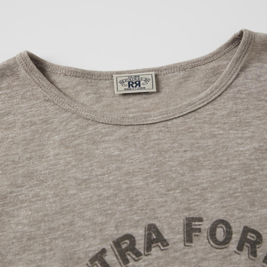 ROMI STUDIO“美式复古”花纱棉字母印花轻薄圆领短袖T恤RWCSSM1607【现货】 商品图2