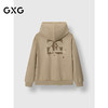 GXG男装 连帽卫衣字母印花长袖上衣 2025春季热卖 商品缩略图1