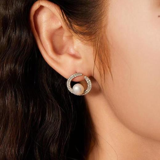 【618特惠套装】珀光浮匣珍珠耳钉胸针三件套，拍下不退不换！ 商品图1