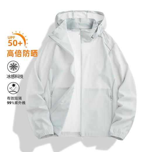 高品质原纱防晒衣女户外UPF50+新款夏季轻薄防紫外线冰丝防晒服男 商品图0