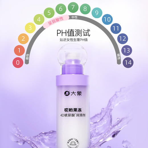 【双旦狂欢·钜惠来袭】 大象哎呦果冻4D玻尿酸润滑剂  弱酸性配方 九大0添加 畅爽不黏腻 商品图3