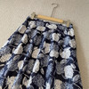 2025新款进口长绒棉45斜裁绣球印花斜裁半身裙女A字！ 商品缩略图1