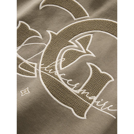 GXG男装 连帽卫衣字母印花长袖上衣 2025春季热卖 商品图4