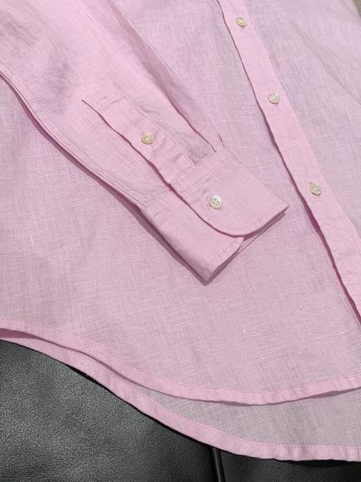 【高品质私服】【RL粉色宽松亚麻衬衫】100%优质亚麻，宽松H版型，适合各种身材G1430-CC【无标出货 介意慎拍】 商品图13