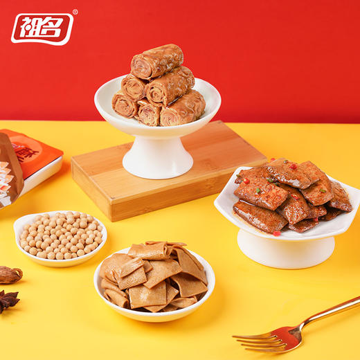 【第二份半价】祖名有食同享大礼包340g豆干小包装休闲零食小吃 商品图5