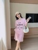 【YW】无忧购“清仓大促”美式复古字母印花钉珠圆领短袖T+休闲短裤套装X2560（截单后3-5天发货） 商品缩略图9