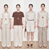 UMILAB｜风竹*静奢亚麻系列 法国雨露麻呼吸感老钱衬衫/长裤E238W 商品缩略图1