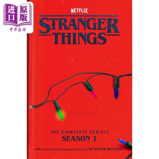 【中商原版】怪奇物语剧本书第1季 英文原版 Stranger Things Scripts 怪奇物语周边 可搭怪奇物语立体书怪奇物语设定集 怪奇物语官方周边 商品图0