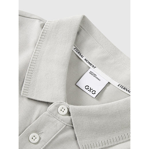 GXG男装 经典休闲翻领POLO衫通勤时尚短袖上衣 2025春季热卖 商品图2