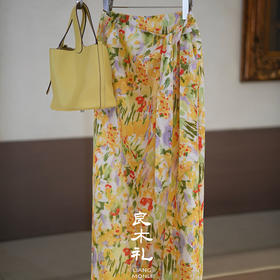 碎花——苎麻半裙