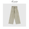 PanYiXiu/潘依绣【元气格子】100%亚麻色织格纹松弛感休闲裤 M8881 商品缩略图1