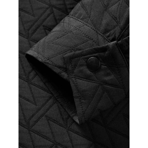 GXG男装 经典几何肌理设计衬衫男简约通勤上装休闲 2025春季热卖 商品图4