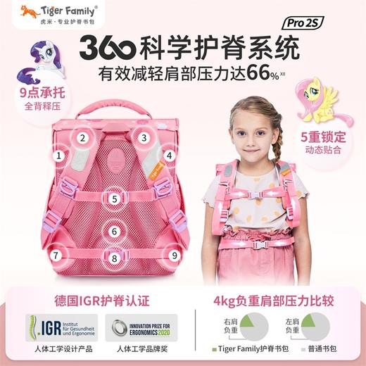【小马宝莉&变形金刚联名款】tigerfamily书包小学生护脊减负超轻 商品图1
