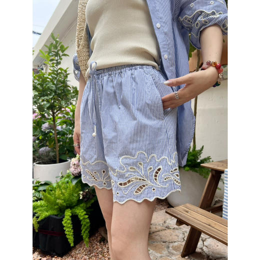 新年折扣 2506314    航海系列 条纹短裤 商品图0