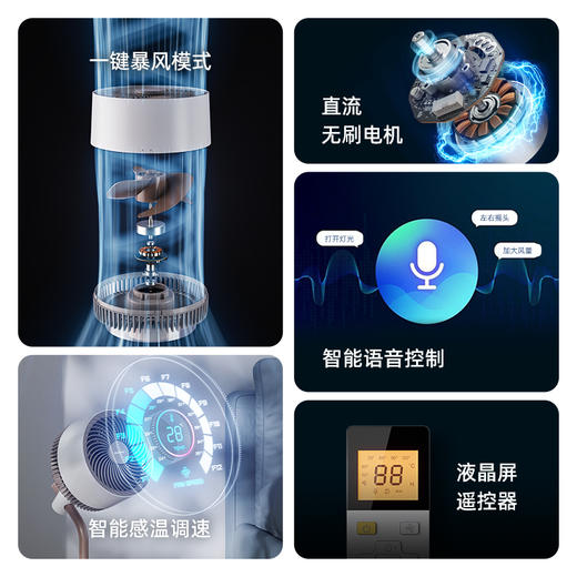【大宇】声控空气循环扇F30MAX 商品图1