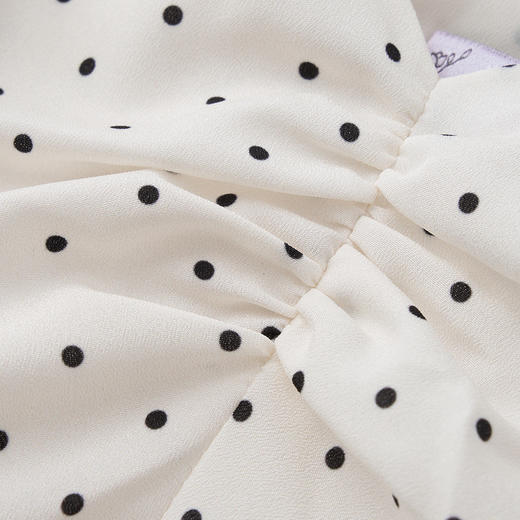 法式浪漫连衣裙长裙波点高级感超仙连衣裙(货号:MS85DR301D0003) 商品图2