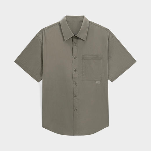 GXG男装 口袋设计短袖衬衫 24年夏季热卖G24X232023 商品图4