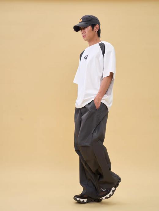 GYOZA PASTA/GP25AW-C048/拼接设计特殊剪裁解构短袖T恤 商品图4