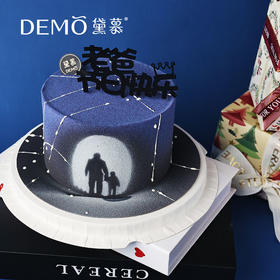 爱的剪影·创意主题奶油蛋糕|Silhouette of Love