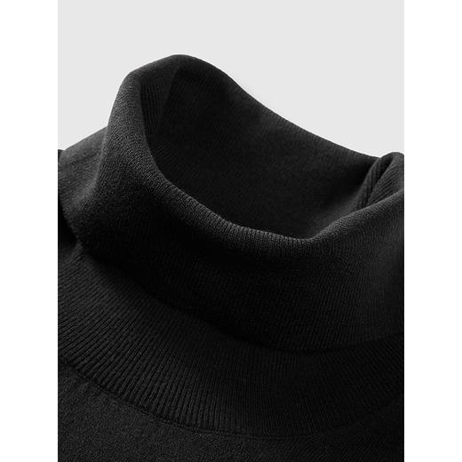 GXG男装 高领防风毛衫保暖通勤毛衣弹力舒适针织衫 
 冬季热卖 商品图2