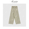 PanYiXiu/潘依绣【元气格子】100%亚麻色织格纹松弛感休闲裤 M8881 商品缩略图2