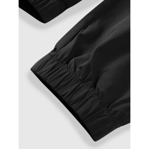 GXG男装 黑色刺绣点缀束脚裤日常简约休闲裤男长裤 2025春季热卖 商品图4