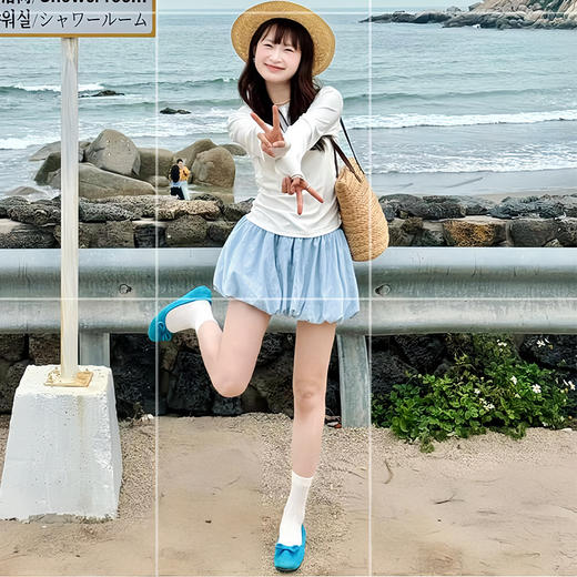 【花苞短裙，温柔百搭风满满~】白色花苞短裤女 夏季新款高腰花苞裙子 法式气质百搭蓬蓬半身裙-QQ 商品图6