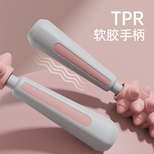 瑜伽按摩棒狼牙棒按摩滚轴非瘦小腿肌肉放松神器滚轮擀大腿琅琊棒 商品图3