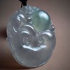高冰种翡翠手镯芯整料项坠 商品缩略图0