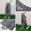 森马休闲裤男宽松阔腿弯刀裤凉感2025夏季新款直筒裤简工装皱感潮 商品缩略图2