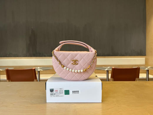 夏季特惠💰980 原单香奈儿A96147 25s珍珠链条呼啦圈包 商品图0