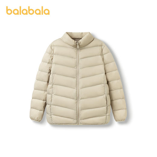 巴拉巴拉童装男童轻薄羽绒服秋冬季女童立领亲子外套防泼水防油污【巴拉巴拉专场】 商品图4