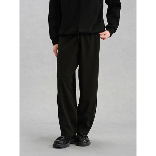 GXG男装 磨毛宽松休闲裤厚实通勤长裤 24年冬G24X024127 商品图2