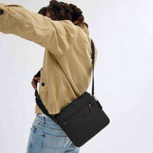 父亲节礼物！蔻C公文包！日常出行男士必备！黑色纯皮款/老花款 可休闲可商务 商品图1