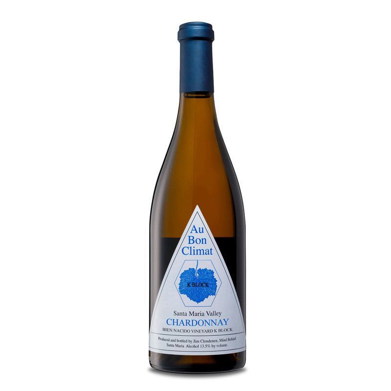 奥邦酒庄纳西多"K"列葡萄园霞多丽白葡萄酒 2019 Au Bon Climat Bien Nacido Vineyard K Block Chardonnay 2019