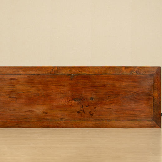 清	黄花梨夹头榫刀牙板独板平头案 商品图4