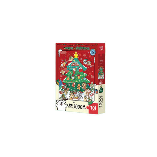 线条小狗-《星光圣诞树》烫银工艺 商品图0